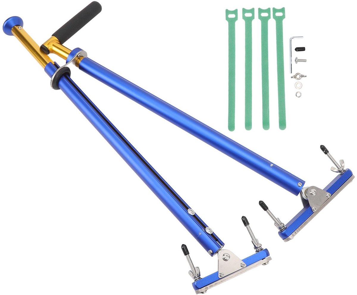 Dailygoods- Autohandbediening Verstelbare Lengte - Handbediening - Gaspedaal/Rempedaal - Aluminiumlegering - Geschikt voor Automatische Voertuigen - Inclusief Installatieaccessoires