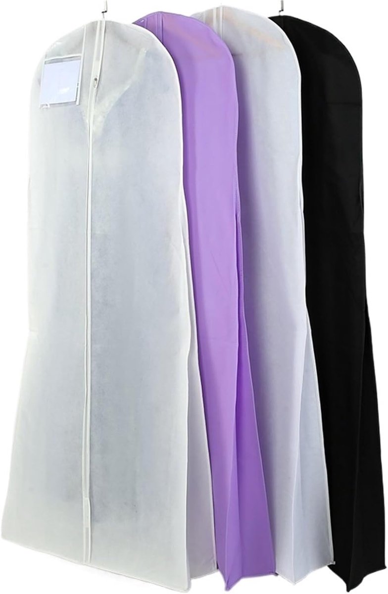 Kleding Stofzak - Kledinghoes Jurk - Kleding Opbergen - Effectieve Bescherming - 180 cm Lengte - Roze