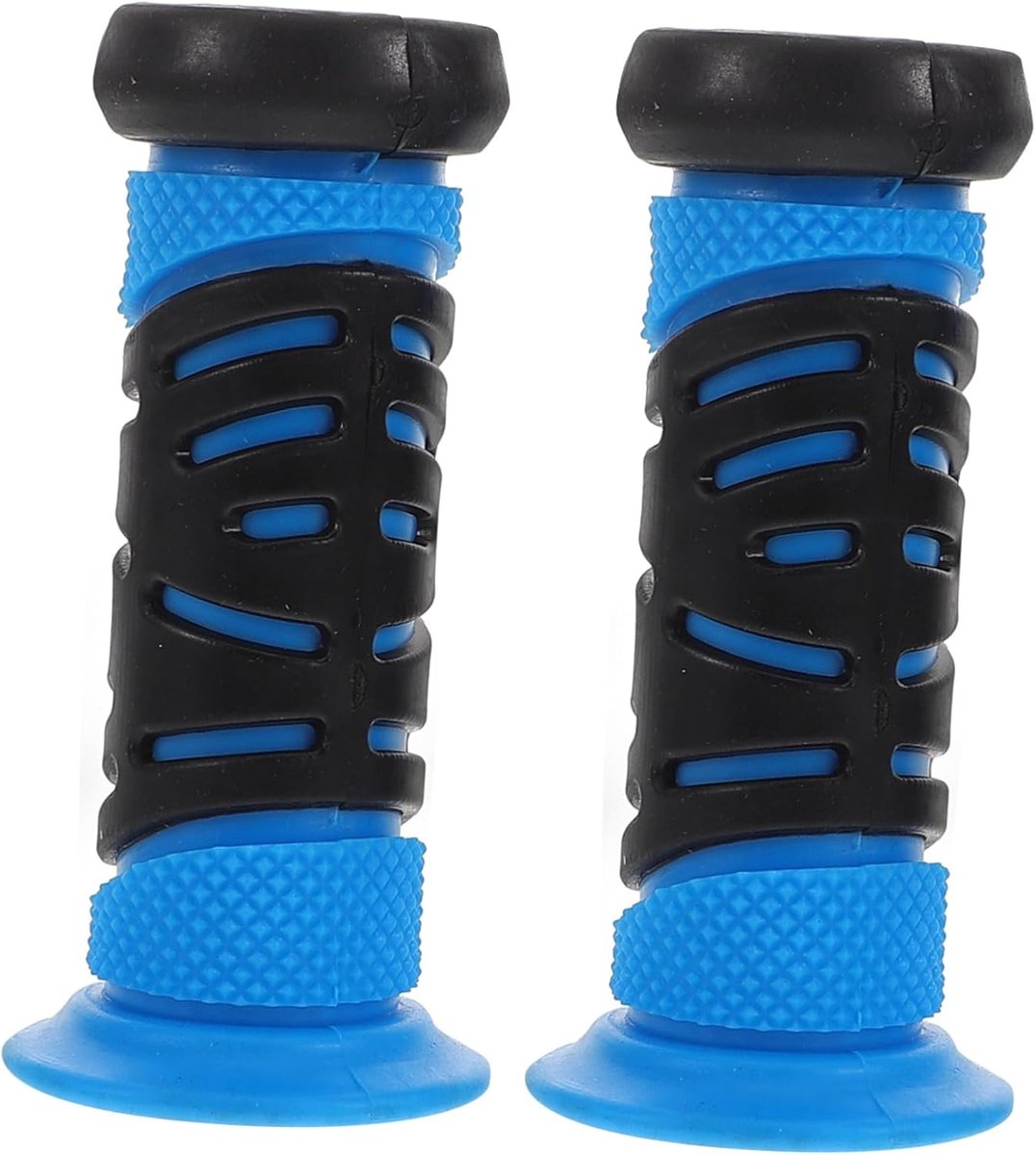 Kinderfiets Handgrepen - Zachte Fietsgrips - Comfortabel Fietsen - Antislip Rubber - 9.5 cm Lengte - Hemelsblauw