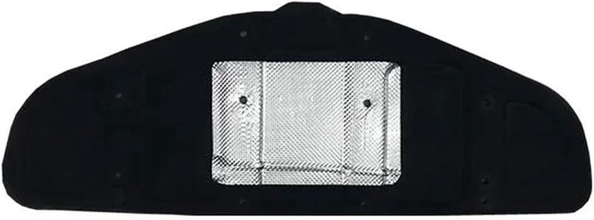 Motorkap Isolatiemat - Geluidsisolatie Warmte - Motorruimte Bescherming - Specifiek Ontworpen - 10L x 10B mm - Zwart Zilver