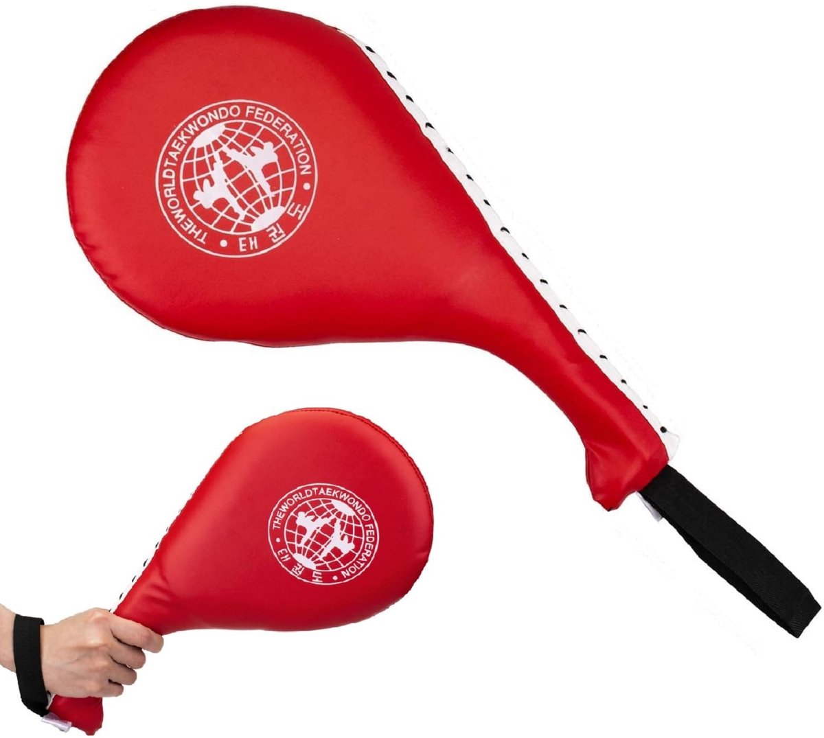 Dailygoods- Bokspads Dubbelzijdig - Kickdoelen - Taekwondo/Karate - Vechtsport - Kicktraining - Duurzaam en Flexibel 38x18x5 cm - Kickpad