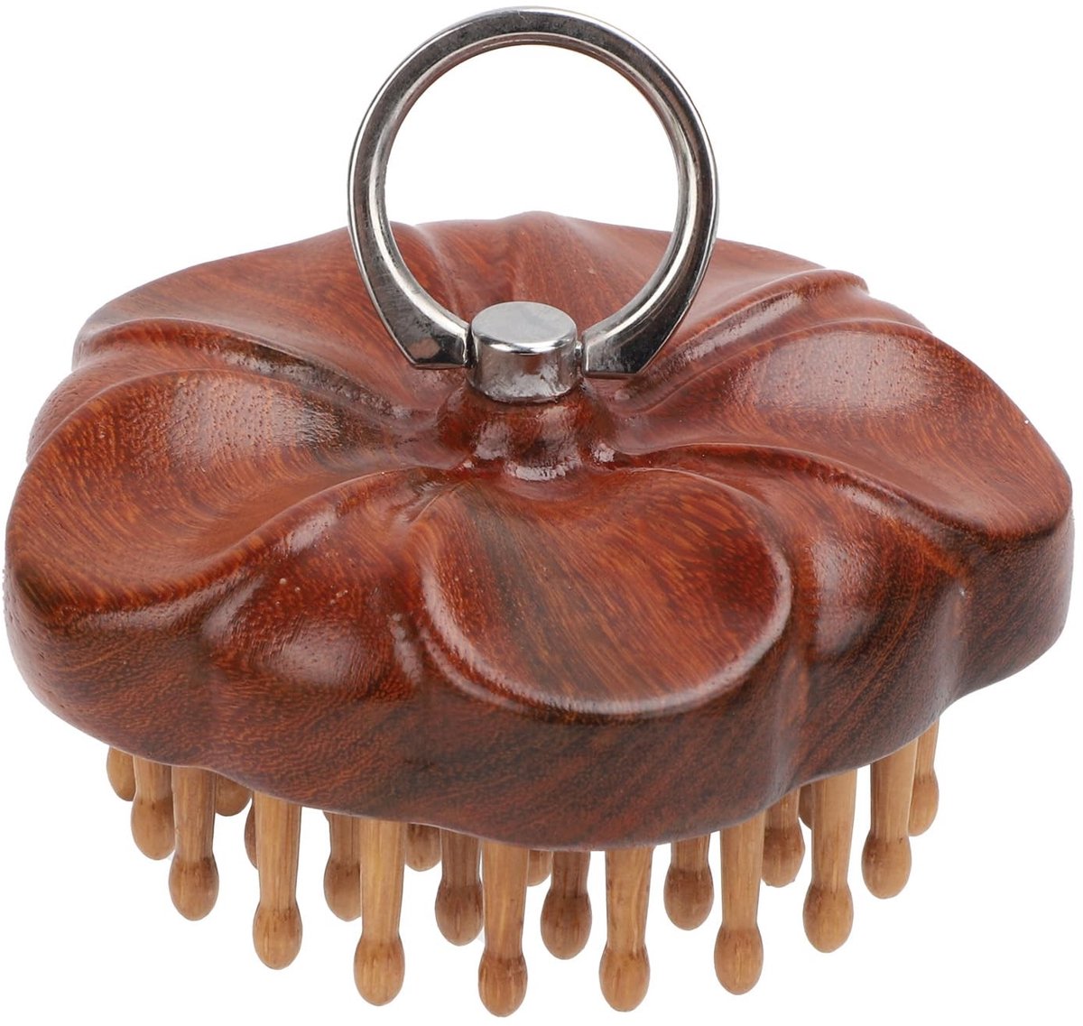 Dailygoods- Hoofdhuidmassager Houten - Haarkam - Duurzaam - Haargroei