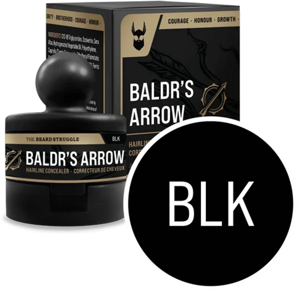 The Beard Struggle Baldr's Arrow Haarlijn concealer - Black