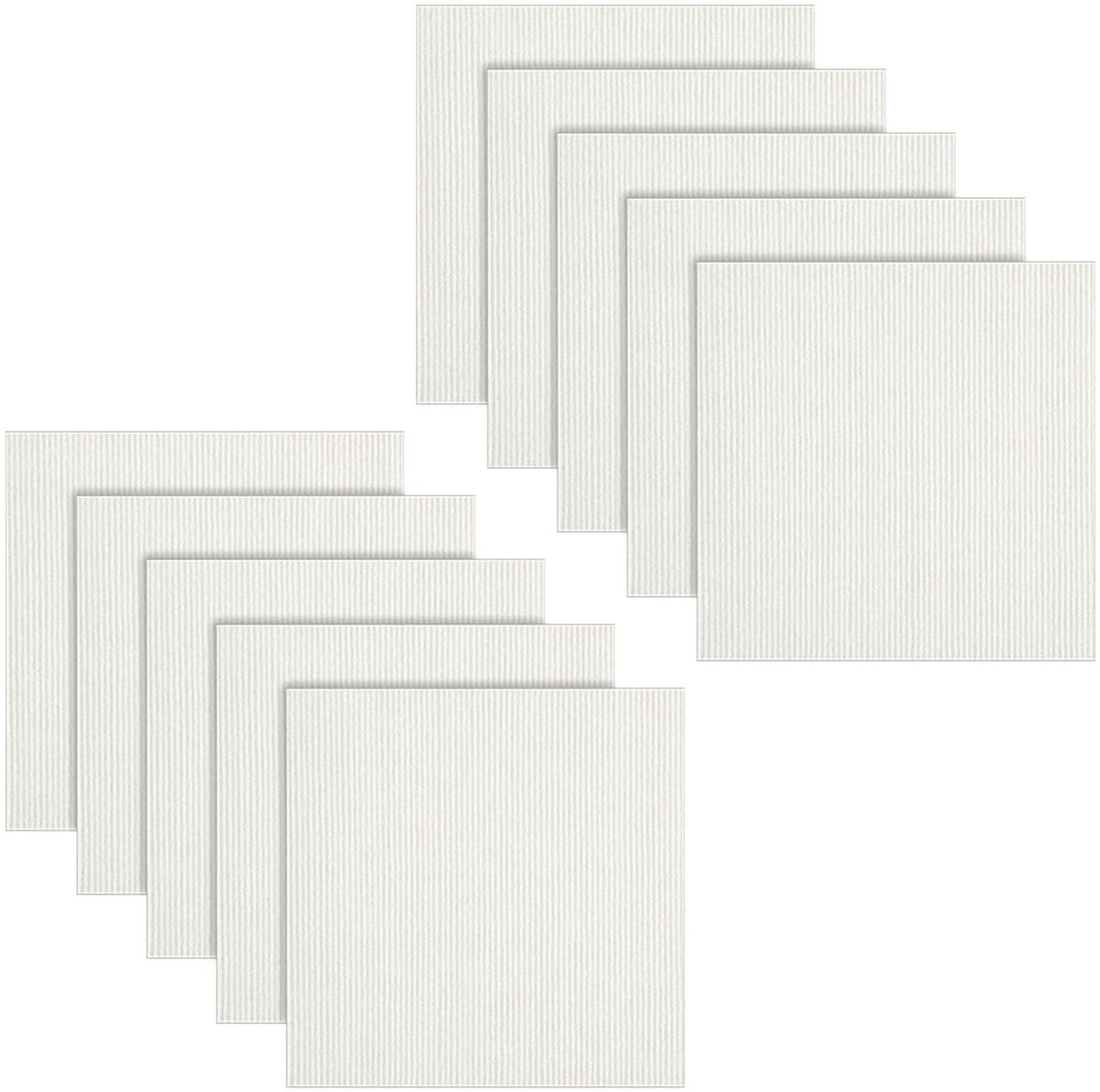 NTH products- Vloertegels 10 stuks 30x30 cm - Zelfklevend Naaldvilt - Antistatisch - Antislip Latex - Stille Vierkante Streepvloer - Voor Kantoor en Commercieel Gebruik - Tapijttegels