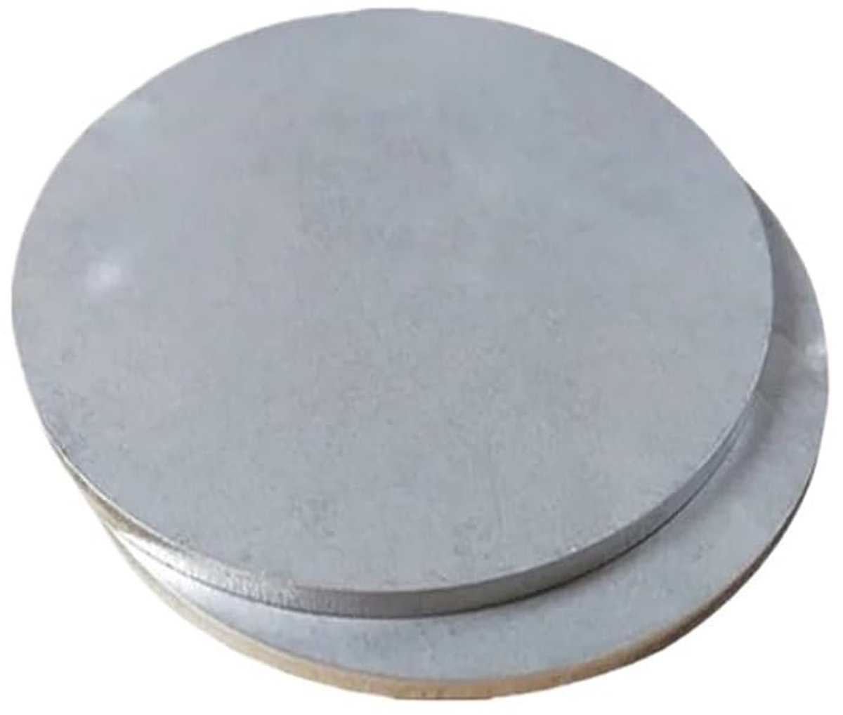Roestvrijstalen Ronde Plaat - Metaal Schijf - Projecten Maken - Corrosiebestendig Materiaal - 350 mm Diameter - Zilver
