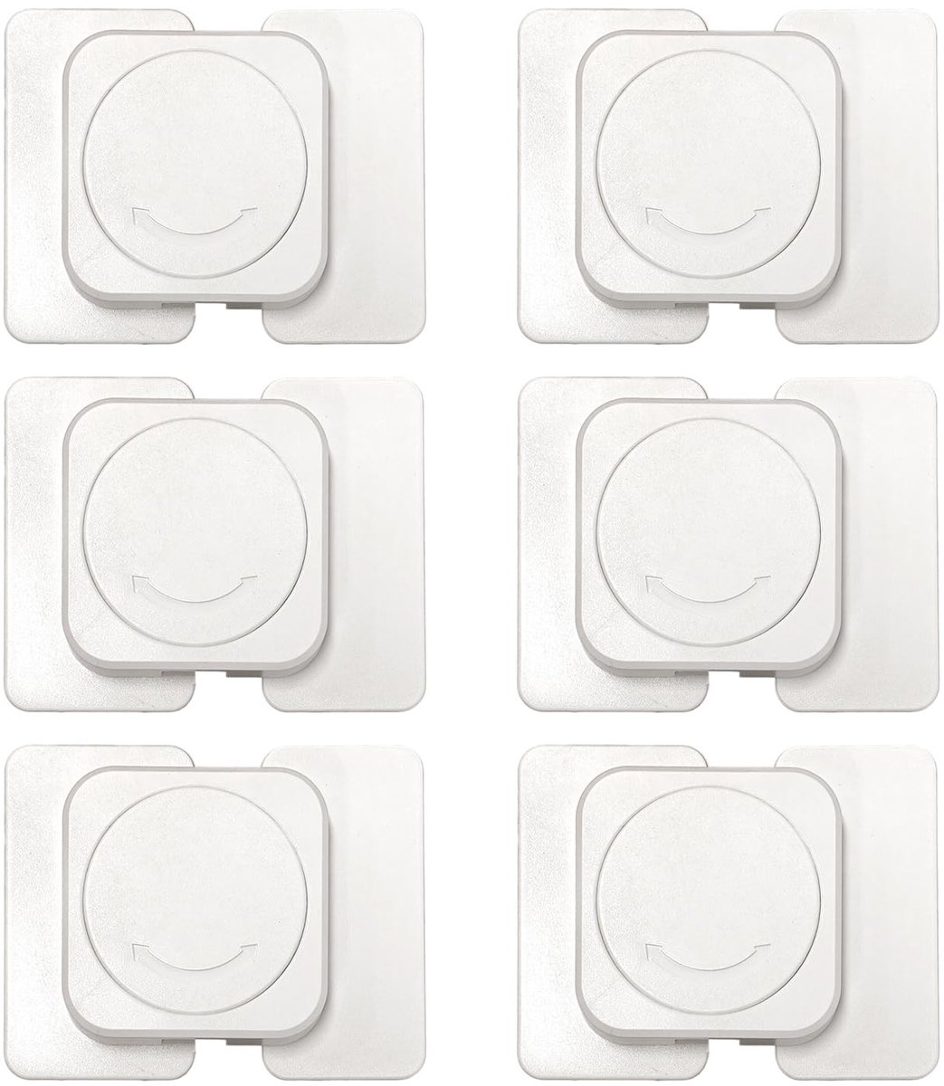 Dailygoods - Set van 6 Roterende Kindervergrendelingen voor Veiligheidsbescherming