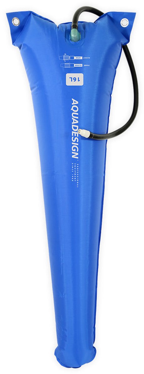 Aquadesign Drijfvermogen Reservetank Voor Kano En Kajak 16 Liter - Nylon Met PU-coating - Compact Lichtgewicht - Voor Kanoën Kajakken En Zeilen