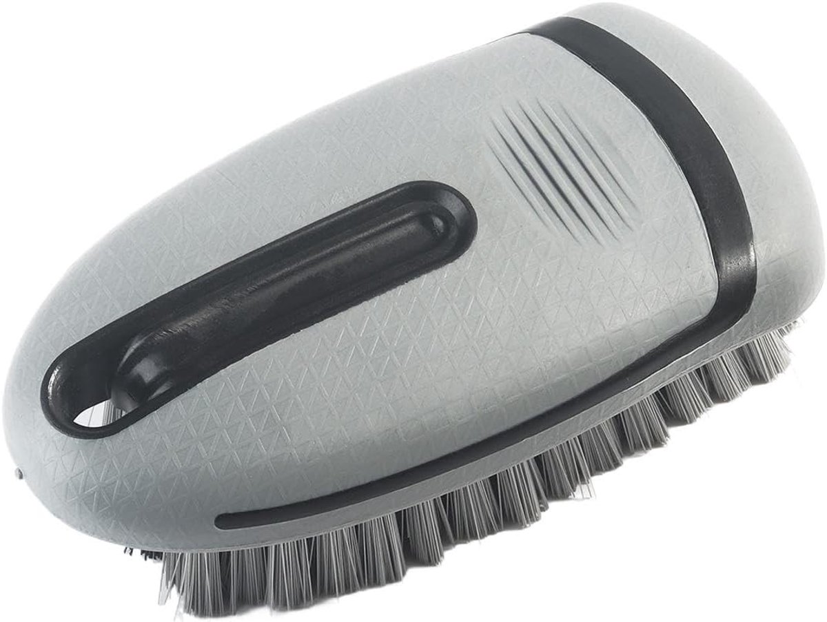 Auto Poetsborstel - Interieur Tool - Auto Onderhoud - Duurzaam Materiaal - 15 x 5 x 10 cm - Grijs