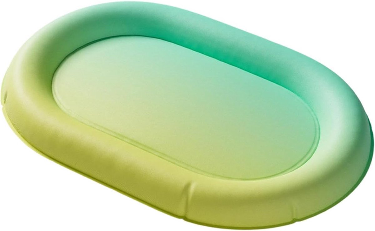 Kattenkoelmat - Gekoeld Kattenbed - Hitte Verlichting - Neksteun Ontwerp - 72x48 cm - Groen