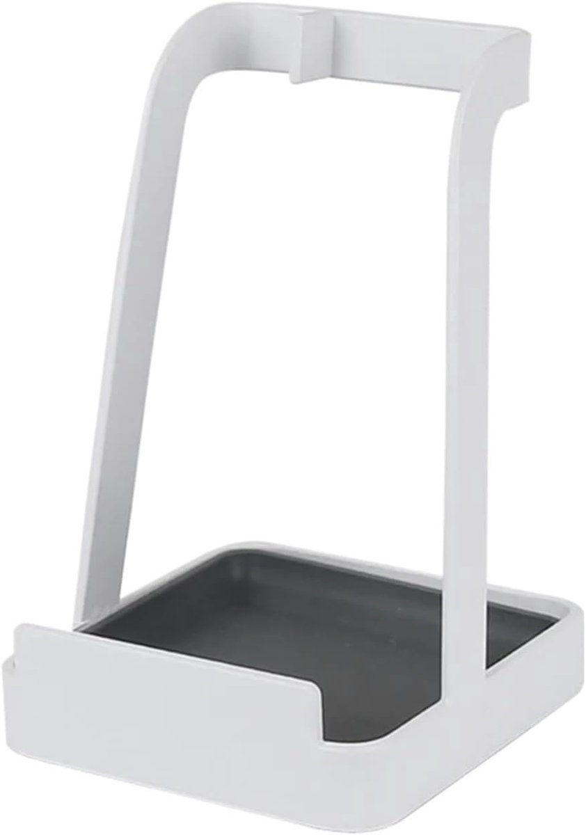 Lepelsteun Dekselhouder - Keuken Organizer - Net Koken - Multifunctioneel Ontwerp - 1 Stuk - Wit