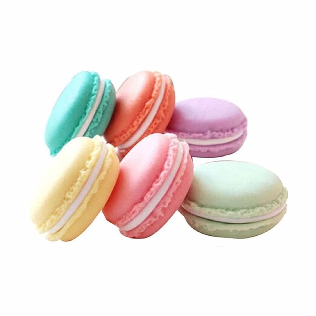 Dailygoods- Opbergdozen - 6 stuks kleurrijk - Sieraden/pillendozen - BPA-vrij - Kunststof - Compact formaat - Sieradendozen