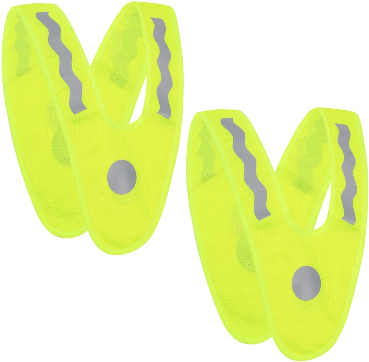 Dailygoods - 2 Stuks Reflecterend Veiligheidshesje voor Kinderen - Hoge Zichtbaarheid tijdens Activiteiten