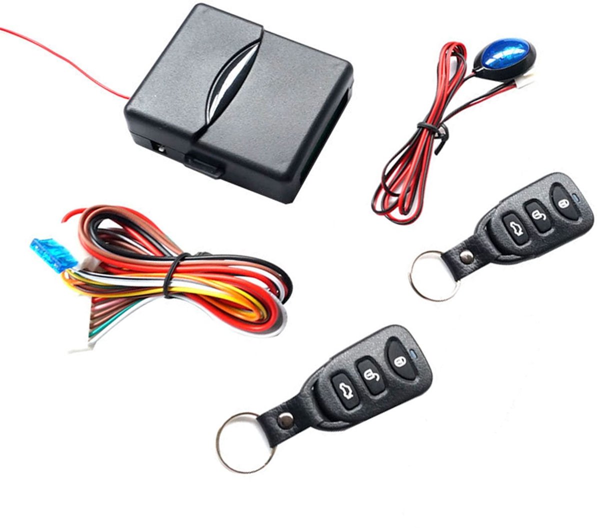 Dailygoods - Centrale Auto Afstandsbediening - Anti-Diefstal - Universeel - Keyless Entry - Vergrendeling en Ontgrendeling - Geschikt voor Auto's en V...