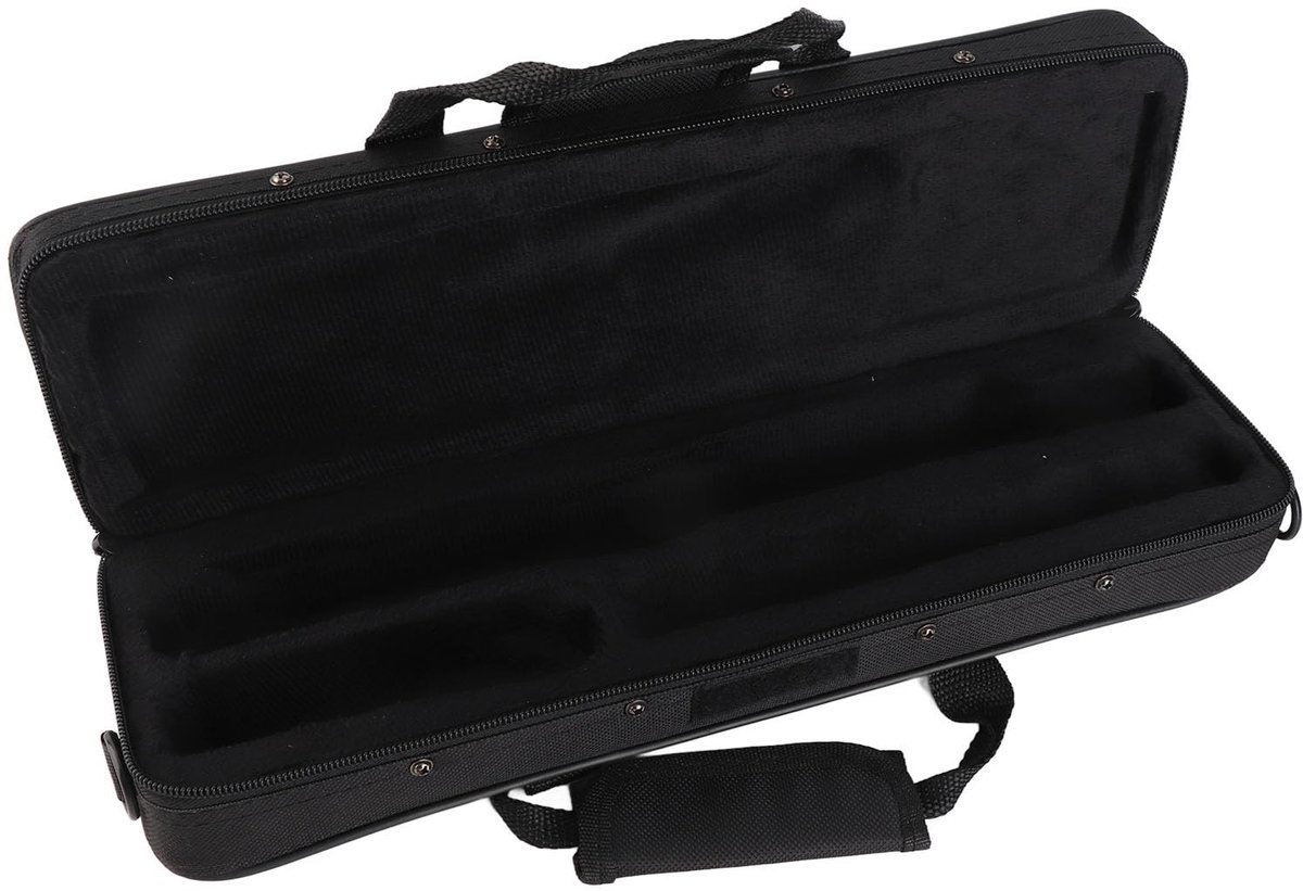 Dailygoods- Fluitkoffer Waterdicht - Draagtas - Slijtvast - Lichtgewicht - Verstelbare Schouderriem - 16-Holes Fluit - 39,5 X 12 X 7cm - Fluittas