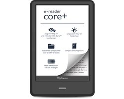 MyStories E-reader Core+ - 6 inch touchscreen E Ink - Tot 68GB opslag voor 3.500 ebooks - Schermverlichting - E-book reader - Zwart - Niet compatibel met Kobo Plus abonnement