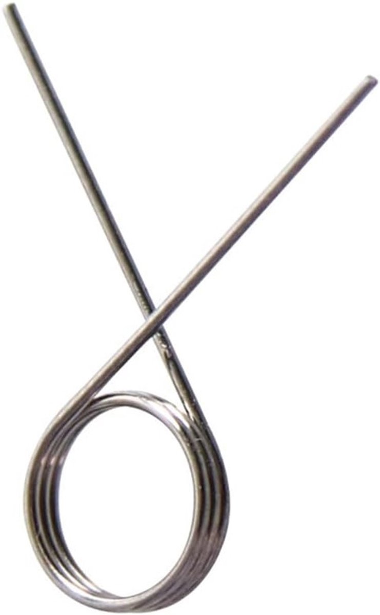 Dailygoods- Versnellingspookveer Roestvrij Staal - Mini Versnellingspook - Compatibel met 1 Serie/2 Serie/X1/X3 - Voetlengte 12mm - Cirkel Diameter 6mm - Gewicht 10g
