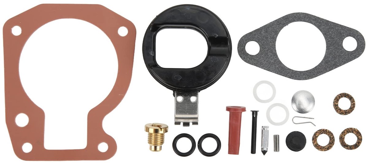 Dailygoods- Carburateur Reparatieset 18 Onderdelen - Vervanging 439070 - Eenvoudig te Installeren - Hoogwaardig Materiaal - Duurzaam - Voor Evinrude Buitenboordmotoren