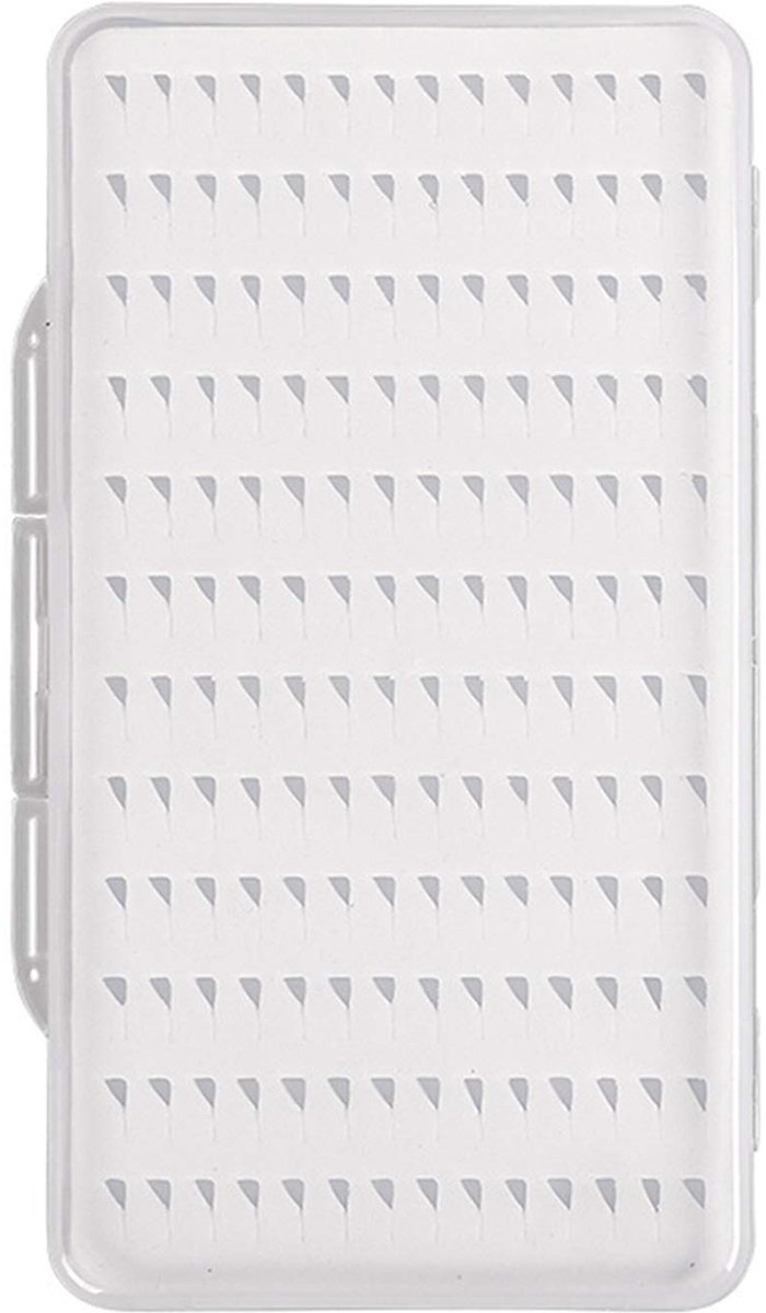 Dailygoods- Vliegdozen Super Grote Capaciteit - Slanke Foam Doos - Helder Deksel - Vissen Tackle Doos - Lichtgewicht en Handig - Voor Muggen en Kleine Nimfen - Vissenbox