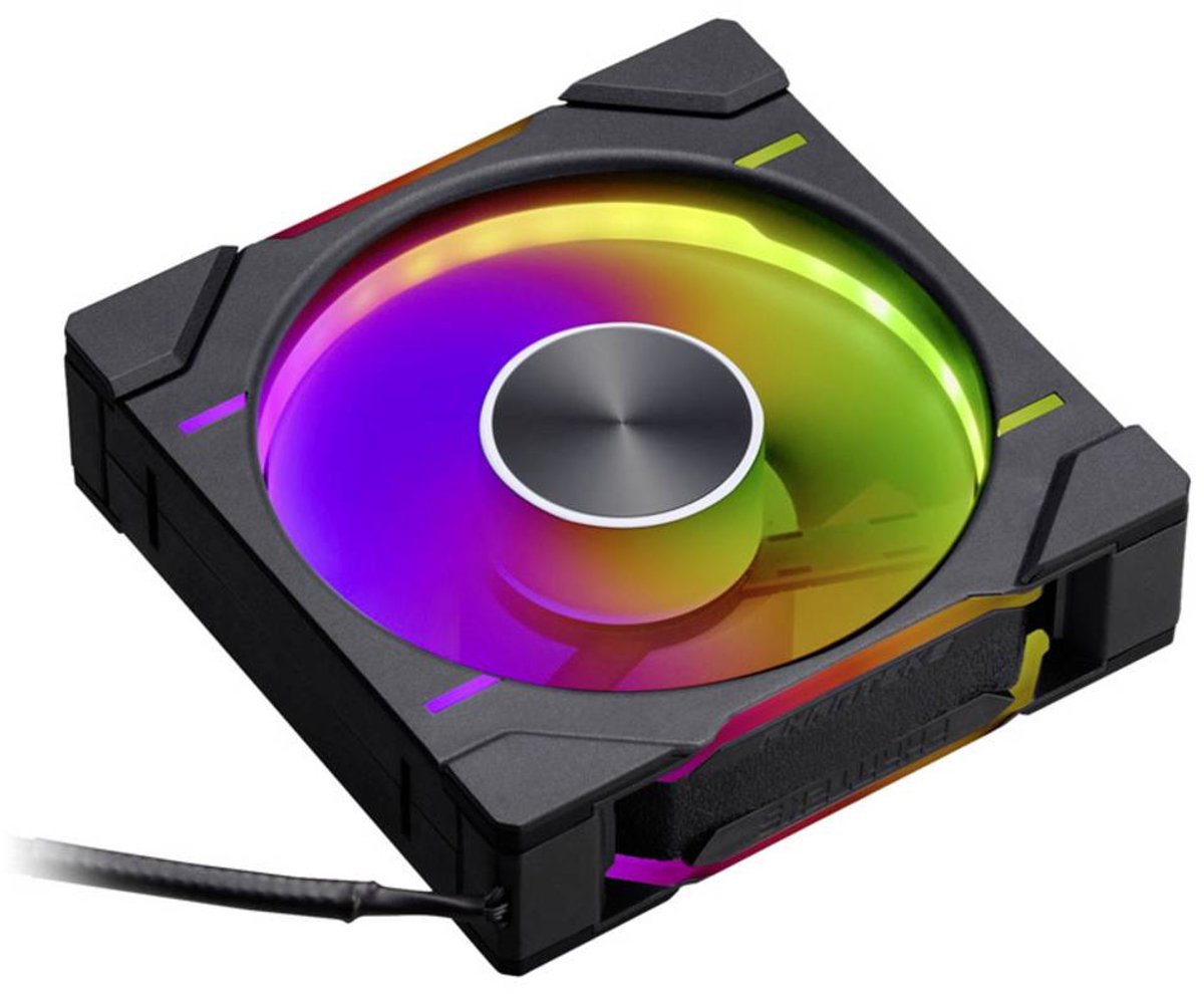 Phanteks D30 PWM Regular Airflow D-RGB PC-ventilator Zwart 120mm