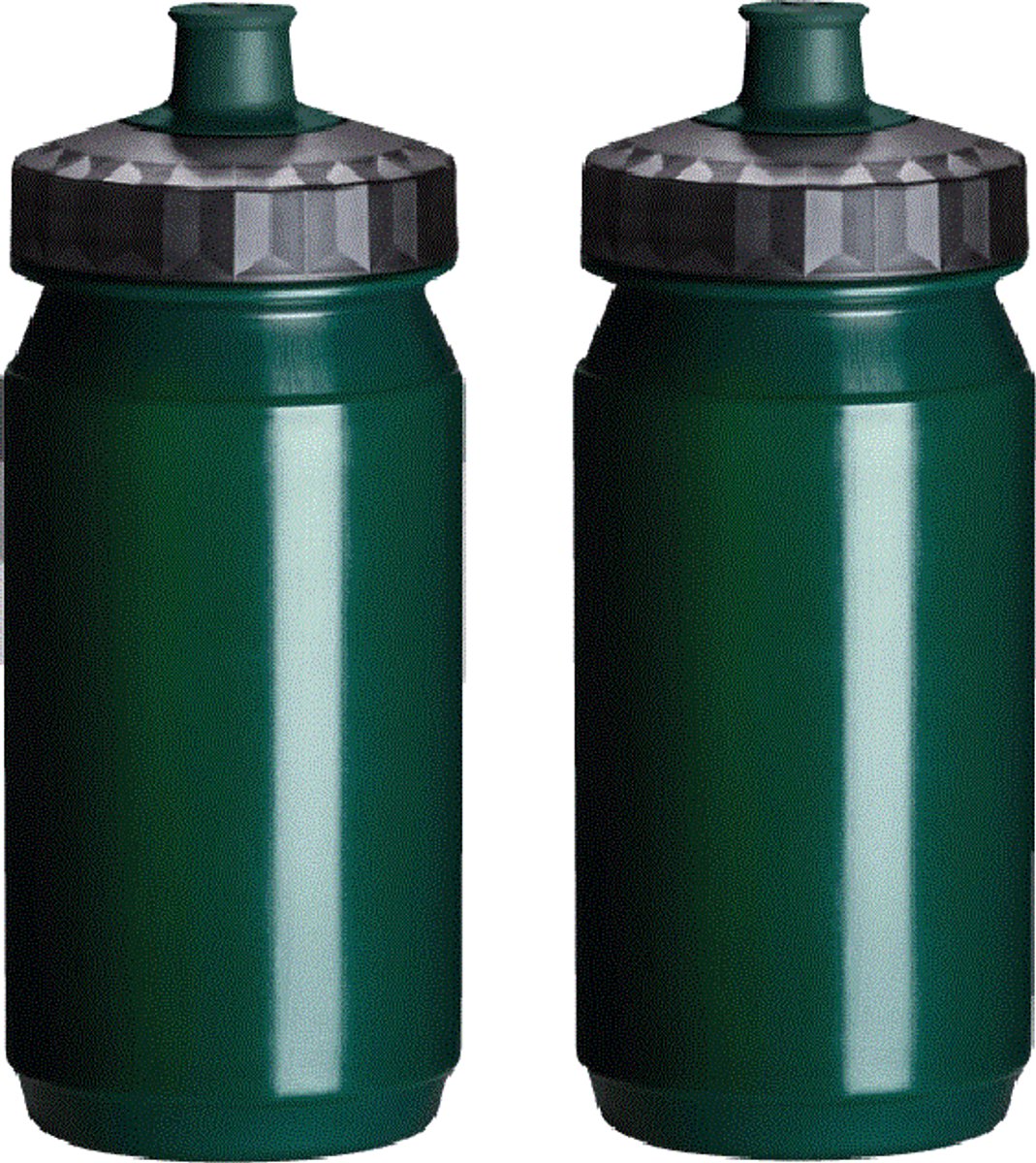 Drinkfles 2x 550 ml Daiya Groen Zwart Fiets Bidon Waterfles Hardlopen Fietsen