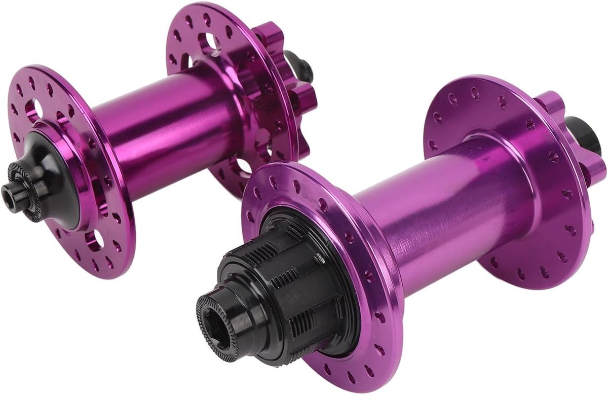 Fietsnaaf Aluminiumlegering - Fietswiel Naaf - Fietsen Onderhoud - CNC Proces - 32 Gaten - Paars