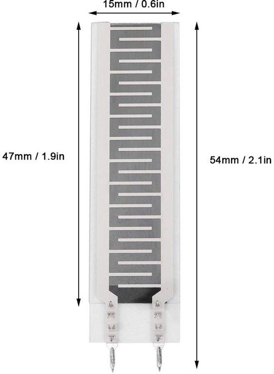 Dunne Film Druksensor - Flexibele Sensor Strook - Bewaking Off-Bed - Hoge Gevoeligheid - 9 x 6 x 1 cm — afbeelding 3