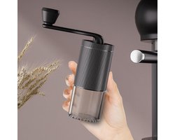 Handmatige Koffiemolen - Keramische Molen - Verse Koffie Zetten - Instelbare Maalgraad - Compact Ontwerp - Zwart