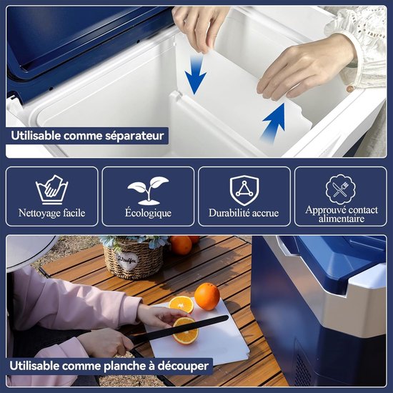 Koelbox Compressor 30 Liter - Draagbare Auto Koelbox met Vriesfunctie, 12V/24V & 230V, Stil en Energiezuinig van Koelbox. — afbeelding 4
