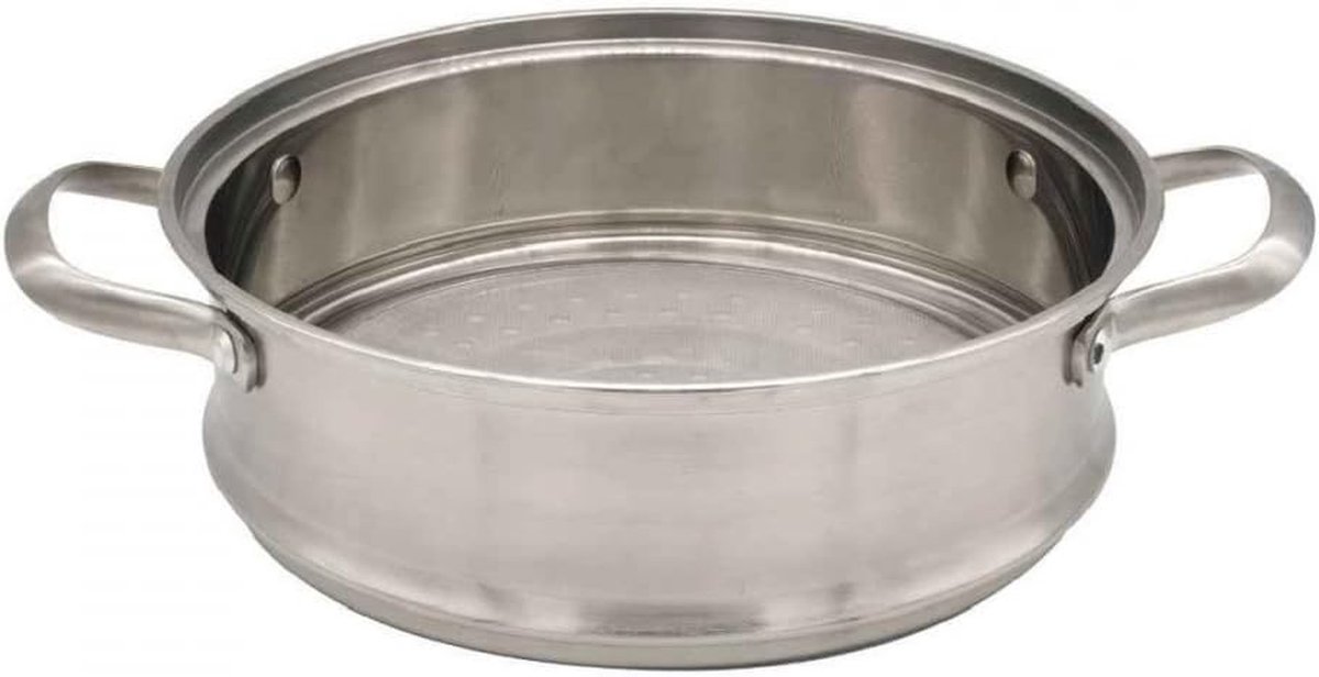 Braadpan Kussen - Deksel Beschermer - Koken en Tafelen - Roestvrij Staal - 28 cm - Zilverk
