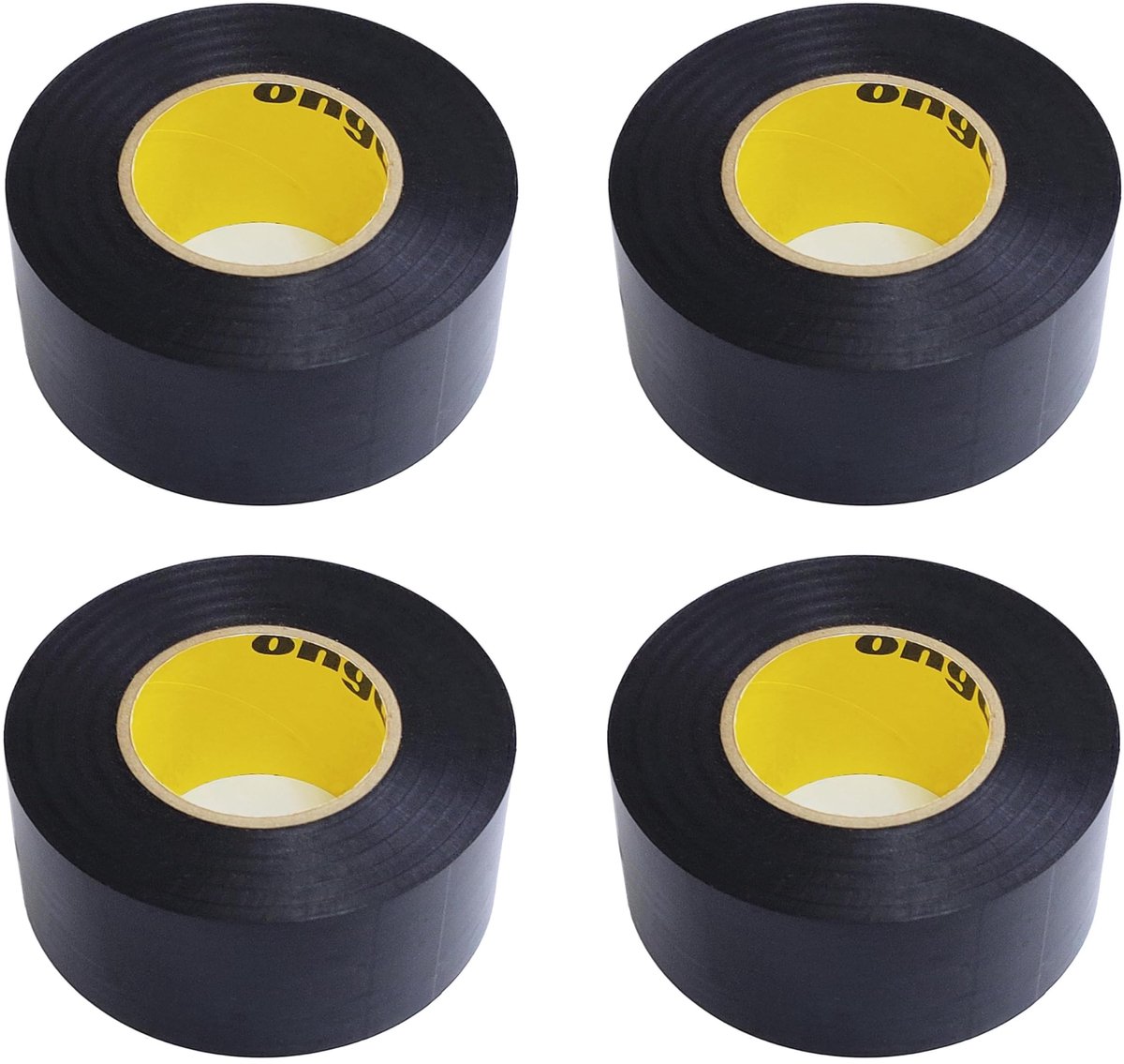 4 Packs 35 Meter Tennis Badminton Racket Grip Tape - Extra Finish - Sticky - 32mm Width