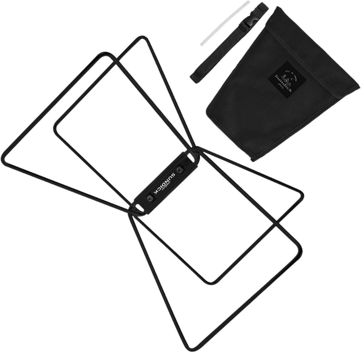 Koelbox standaard - Koeler houder - Buiten koken - Opvouwbaar roestvrij staal - 45x27x21 cm - Zwart
