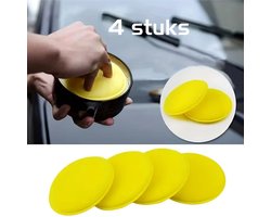 DW4Trading Zachte Foam & Applicators Pads 4 Stuks Geschikt Voor Autos Boten Reiniging 100 mm
