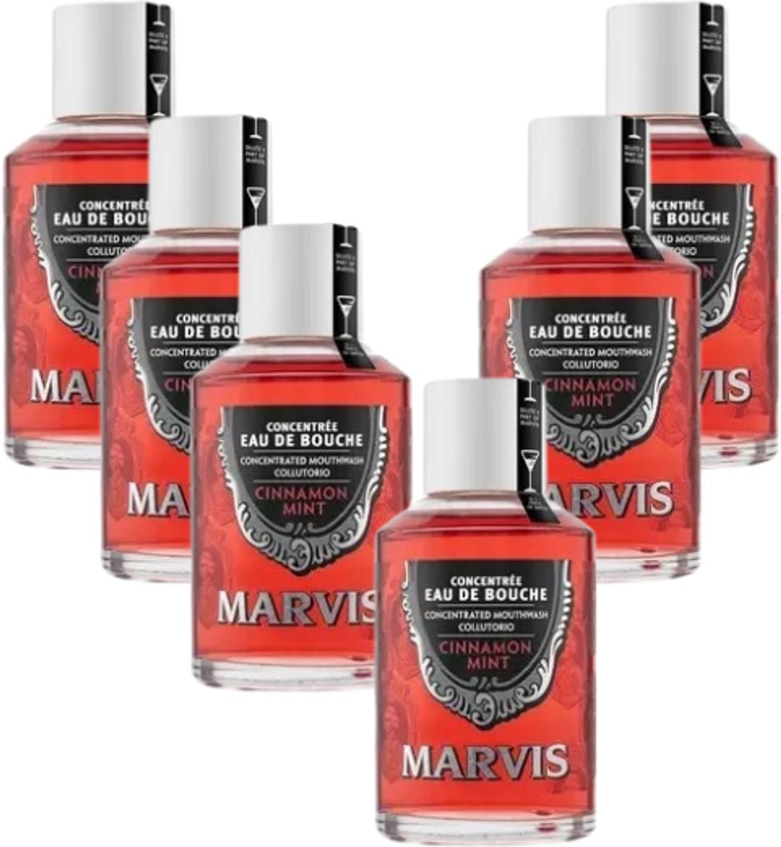 Marvis Mondwater Cinnamon Mint - 6 x 120 ml