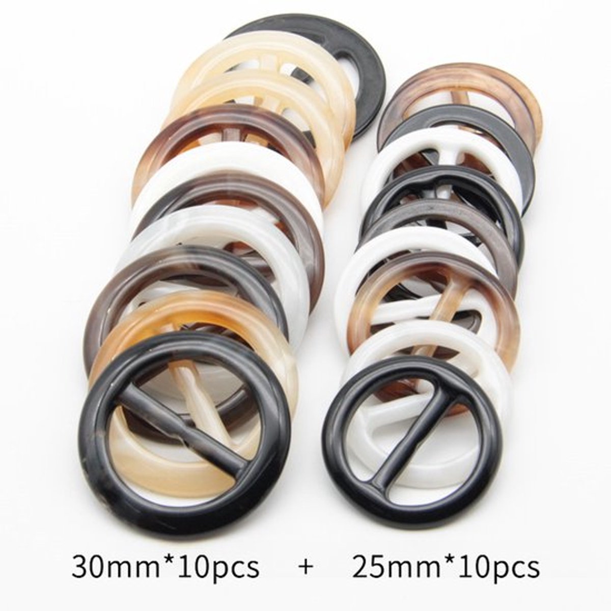 YAGXIG Ronde shirtclip - Sjaalclip - Ronde speldloze harsknoop - Sjaal-/T-shirtclipring - Hars kledingring T-shirtclip - Sjaalknoop - Gemengde kleuren