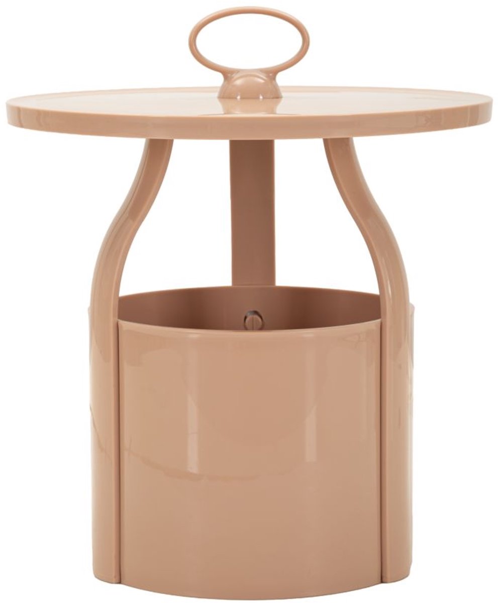 Mauro Ferretti Bijzettafel Iris End Table Pink Ø 44×43 cm