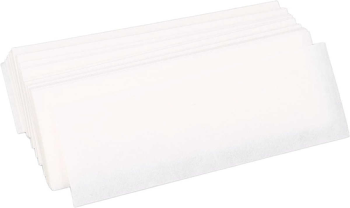 Saxofoon Reinigingspapier - Klarinet Papier Absorberend - Instrument Onderhoud - Goed Absorptievermogen - 100 stuks - Wit