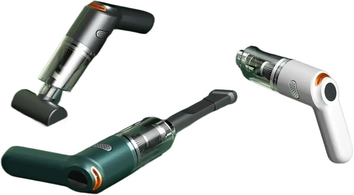 Draagbare Stofzuiger - Auto Kruimeldief - Auto Interieur Reinigen - Krachtige Zuigkracht - 500 Gram - Zwart