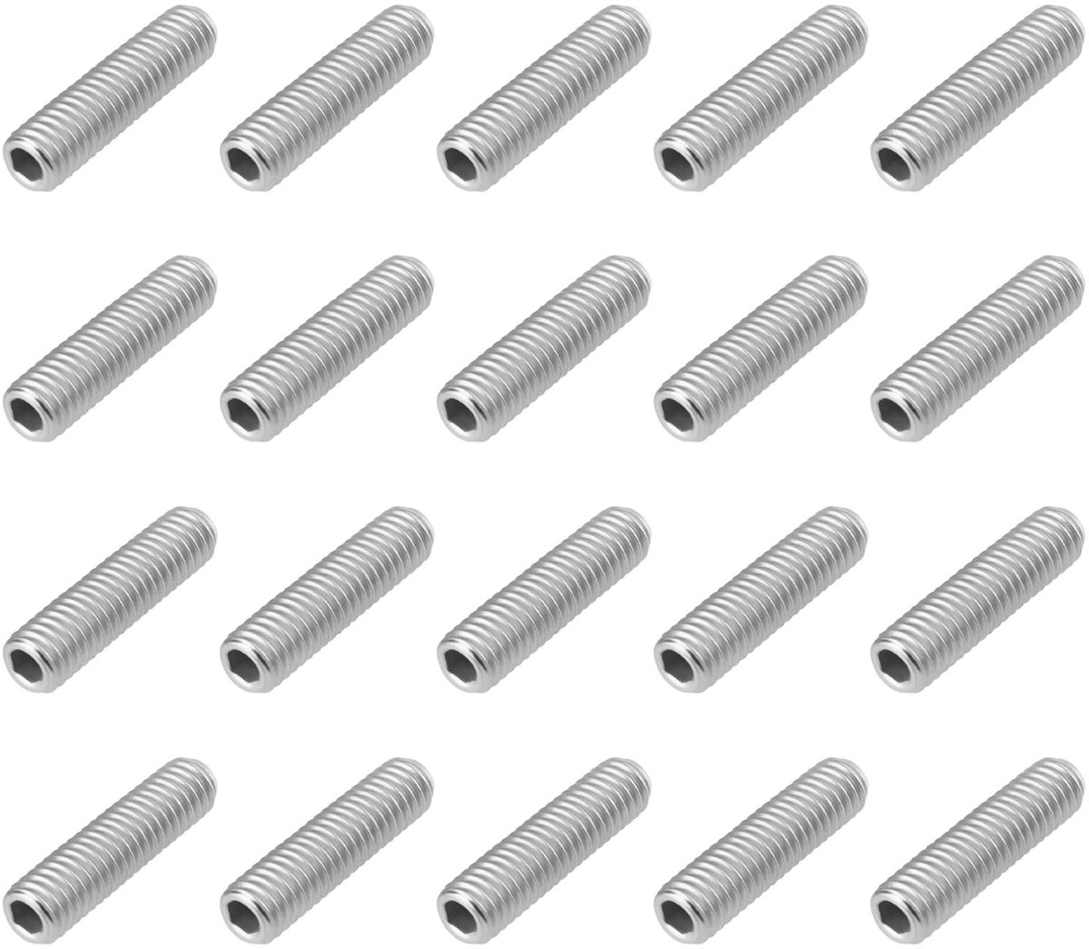 Dailygoods - Zilver Gitaarbrug Zadel Hoogte Schroeven M3x12