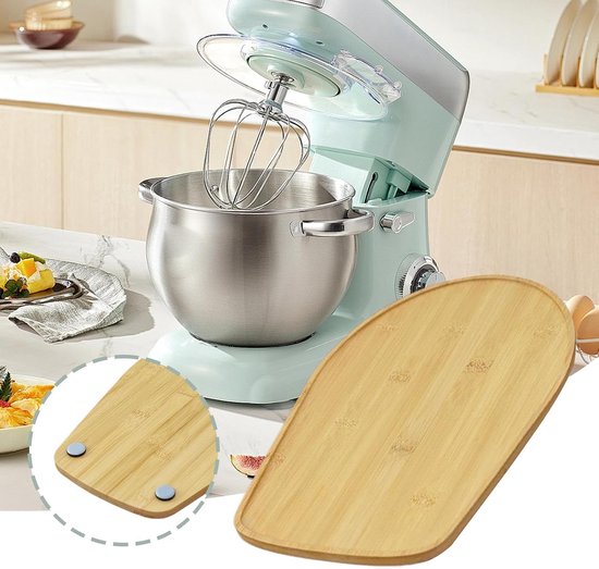 Mixer Stabilisator Pad - Antislip Houten Schuif - Keuken Stabiliteit - Schokabsorberend Ontwerp - 35.6 x 22.8 cm - Meerkleurig — afbeelding 5