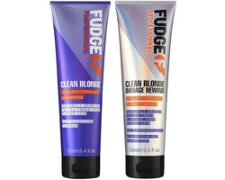 Fudge Clean Blonde Violet Duo Pack - 2x250ml