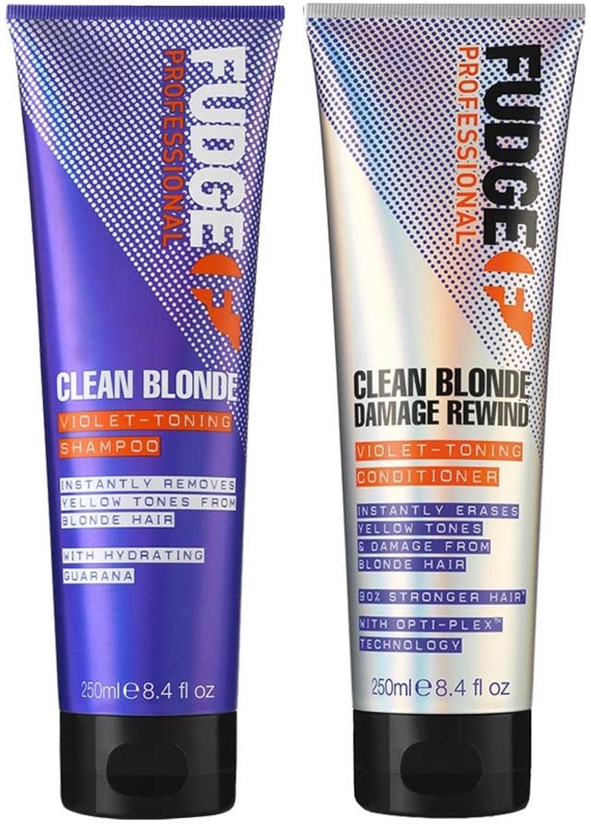 Fudge - Clean Blonde Violet Duo Pack - 2x250ml