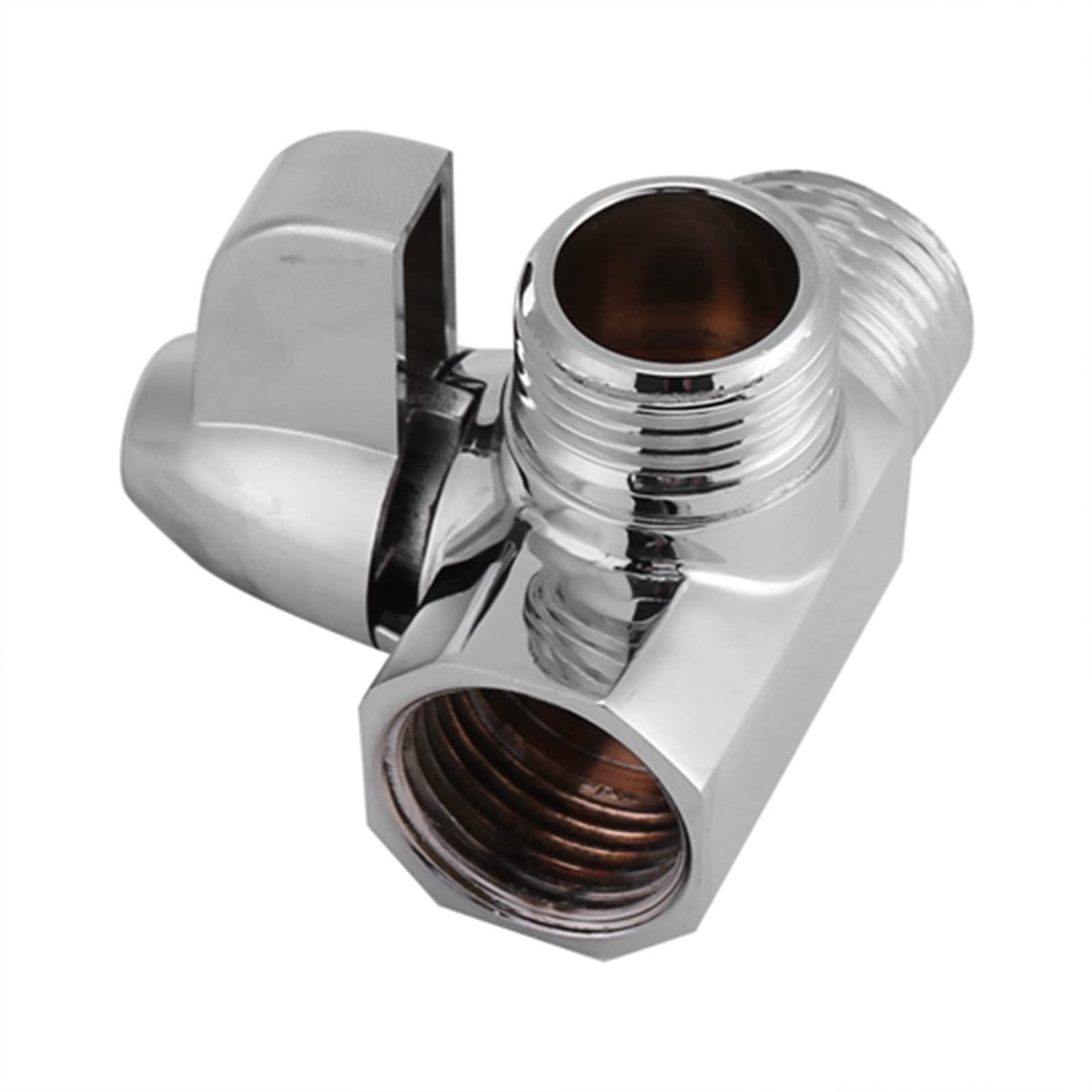 Dailygoods - 3-weg omschakelklep - Douche-adapter - Hoogwaardige kunststof - Reserveonderdeel - Eenvoudige installatie - Geschikt voor douchesystemen