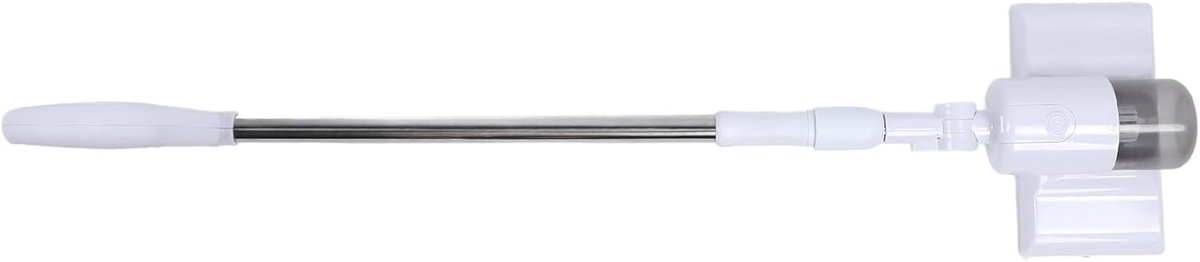 Elektrische Glasreiniger - Draadloze Raamwisser - Ramen Schoonmaken - Verstelbare Kop - 133 cm Uitschuifbaar - Wit
