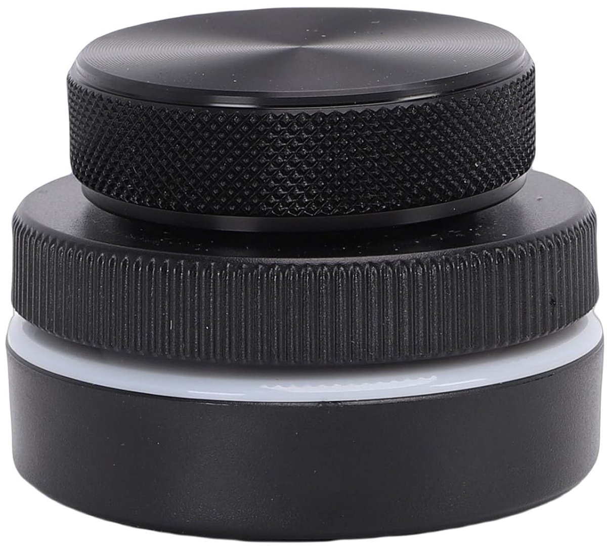 USB Volumeregelaar - Draaibare Knop - Media Bediening - RGB Verlichting - 55 mm diameter - Zwart
