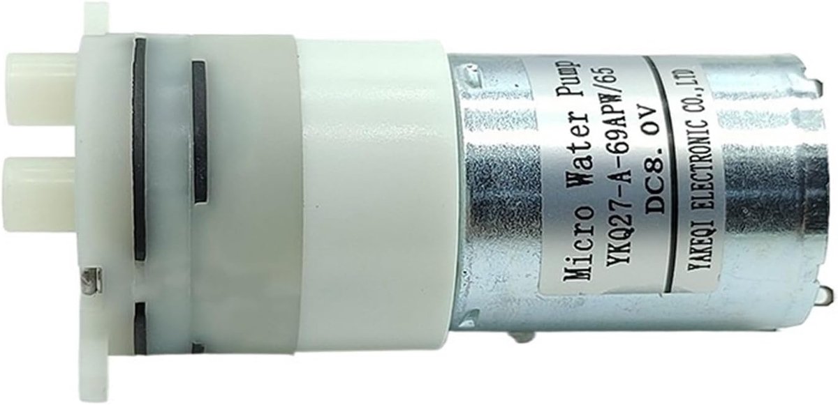 Micro Waterpomp - Kleine Pomp - Ambachtelijke Projecten - Zelfaanzuigend Membraan - 65 Gram - Zwart