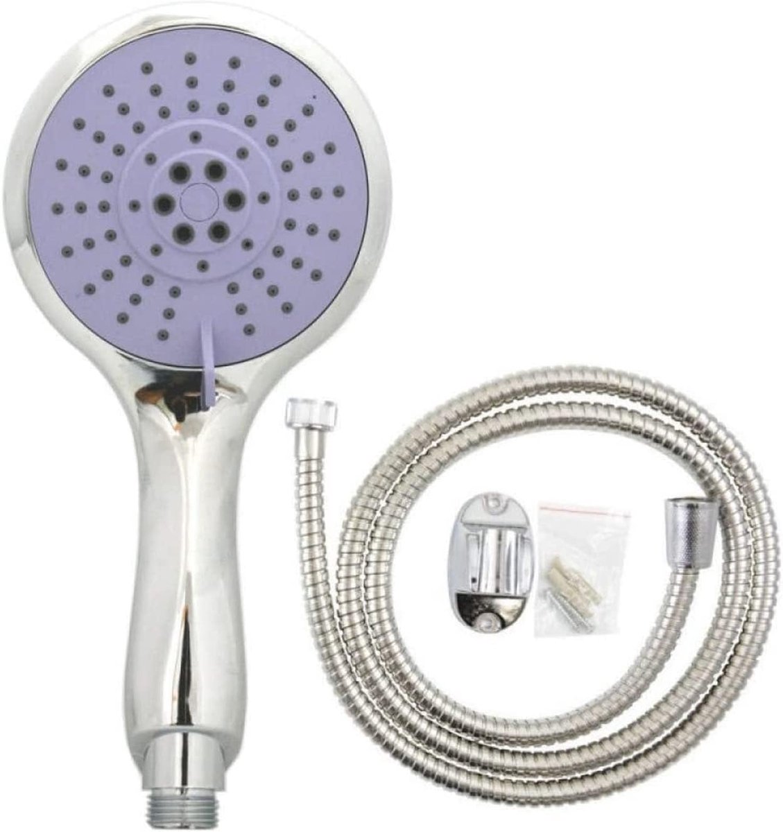 Douchekop Set - Handdouche Slang - Dagelijkse Douche - Drie Straalsoorten - 1.5 Meter - Chroom