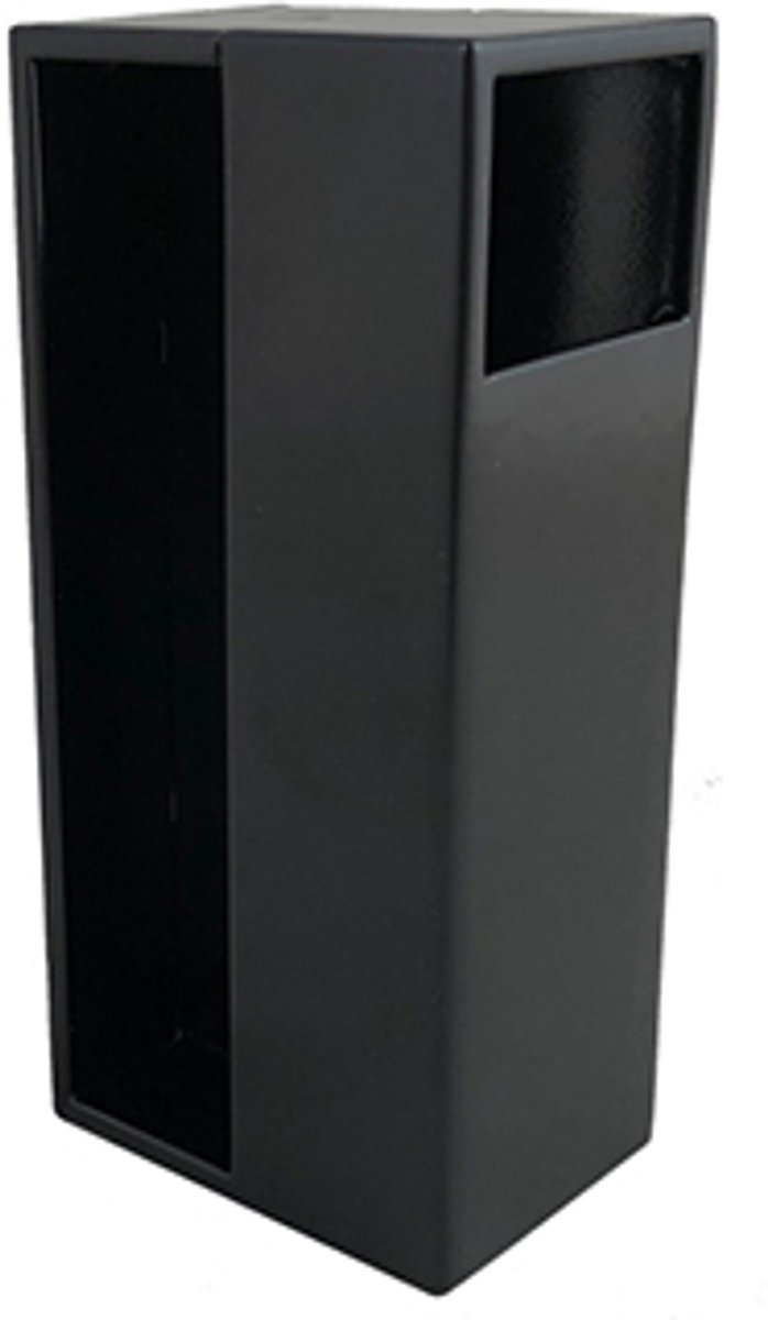Schuifdeurgreep I-4251 Zwart - Inbouw schuifdeurkom - merk Didheya - voor deurdikte 38 mm - Afmeting 55 x 120 mm