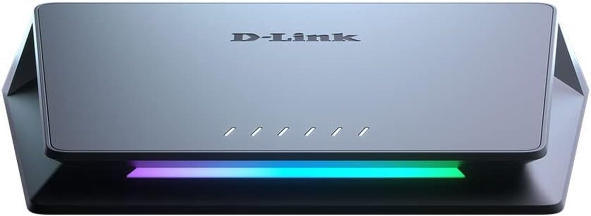 Netwerk Switch - Ethernet Hub - Snelle Dataoverdracht - Multi-Gigabit Connectiviteit - 6 Poorten - Zilver