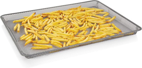 Geperforeerde Bakplaat - Bakplaat met laag - Professioneel bakken - Gelijkmatig garen - 44 x 33 cm - Zwart — afbeelding 3