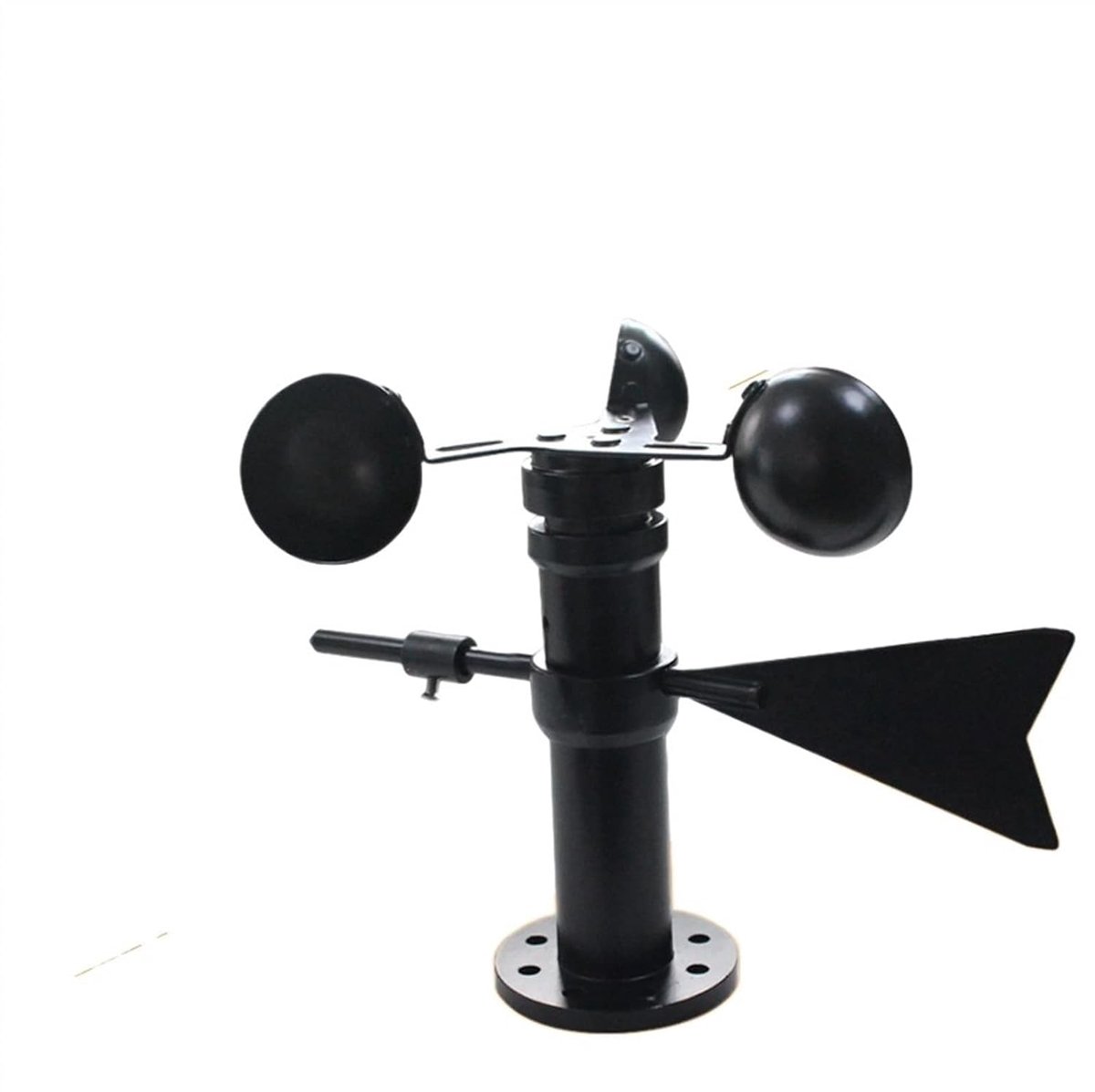 Weerstation - Windmeter - Weersvoorspelling - Geïntegreerde sensor - Compact - Grijs